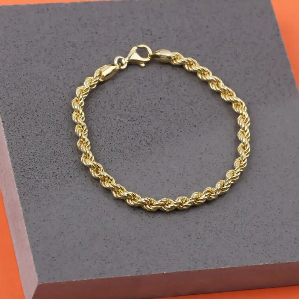 Bracelet de chaîne torsadée