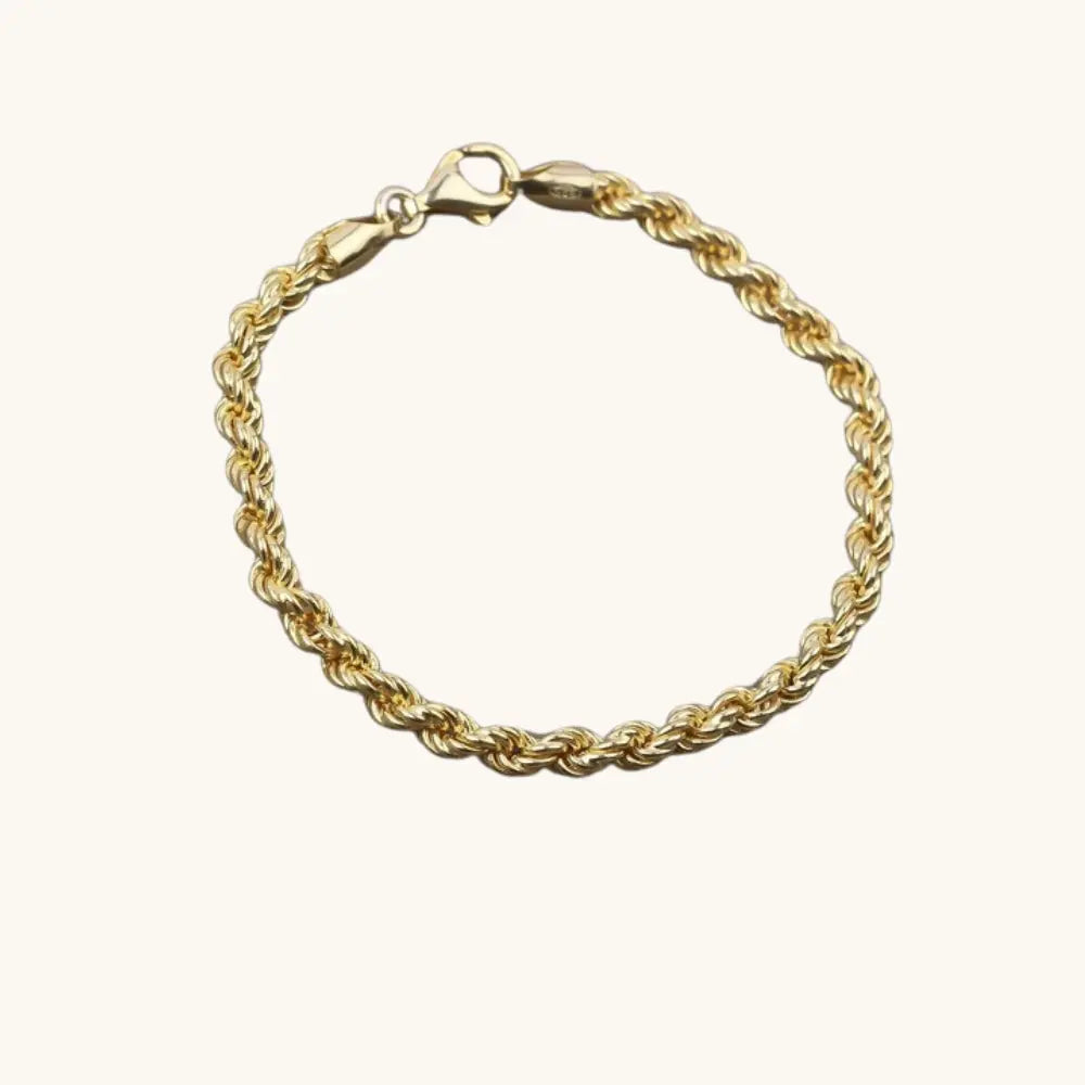 Bracelet de chaîne torsadée