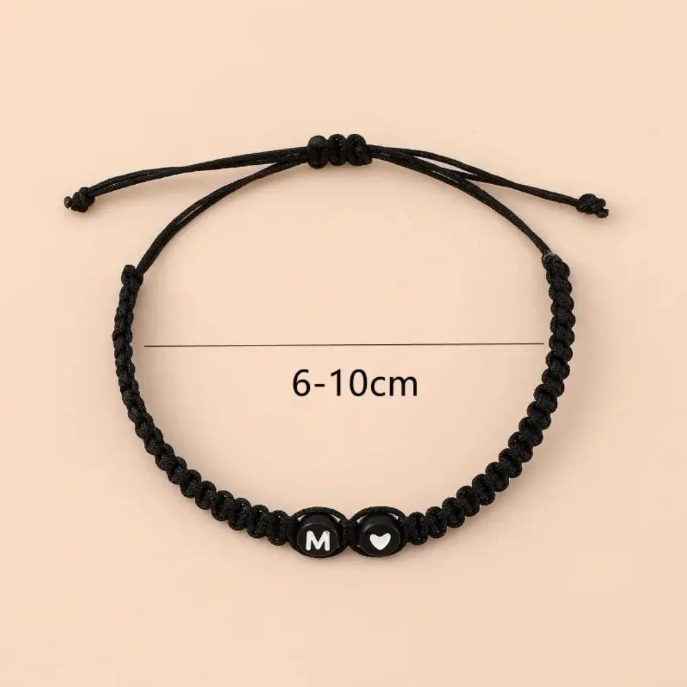 Bracelet cœur initiale