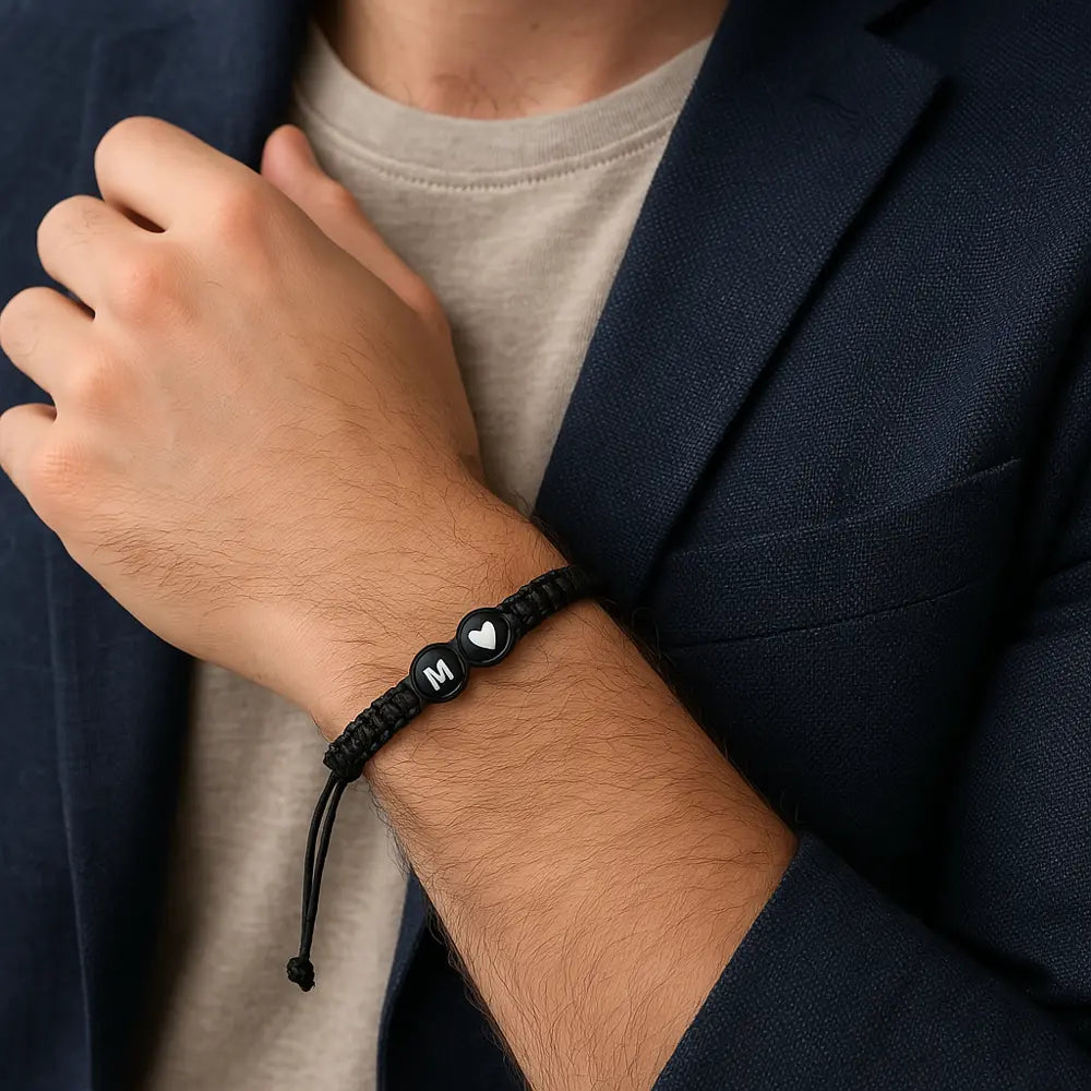 Bracelet cœur initiale
