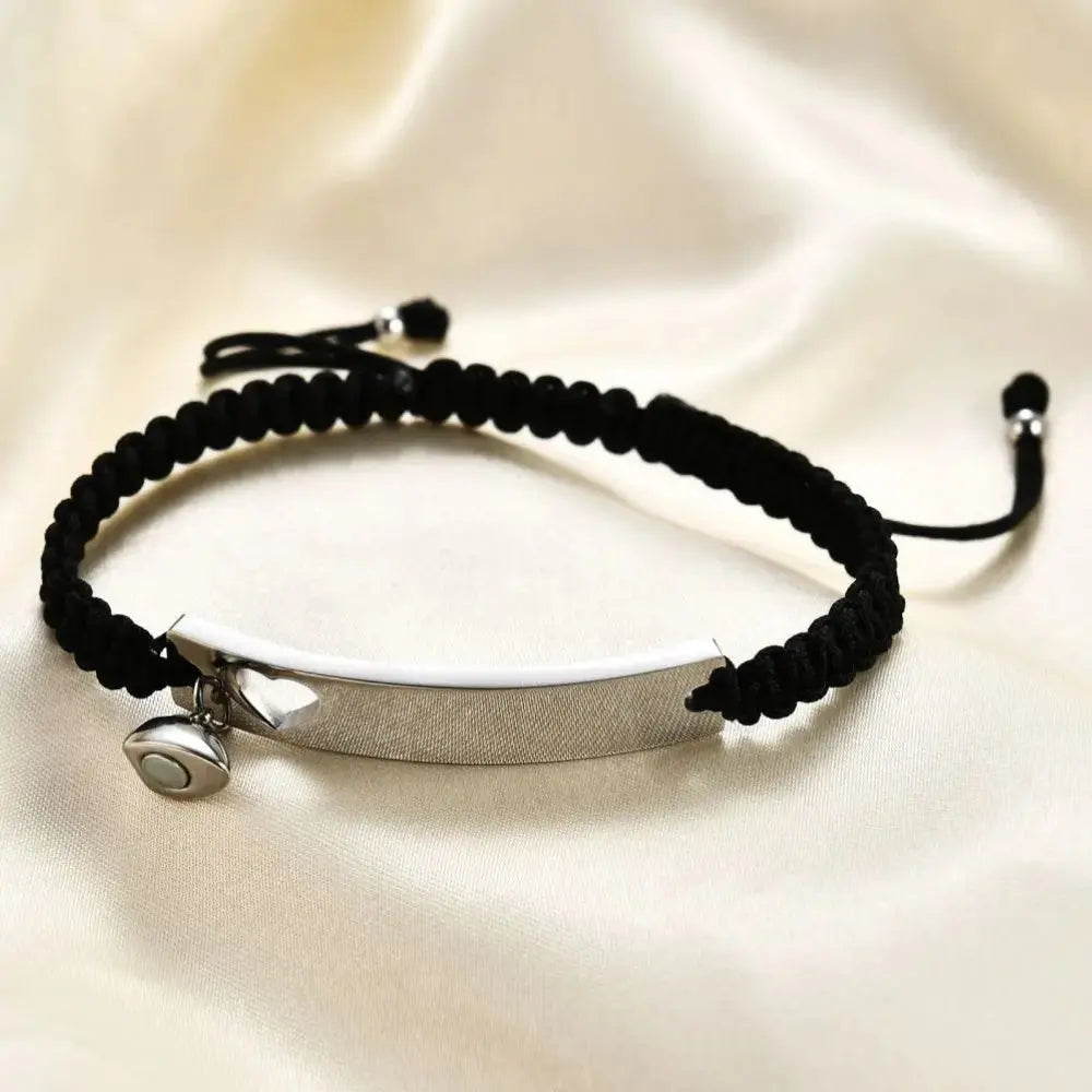 Bracelet couple personnalisable