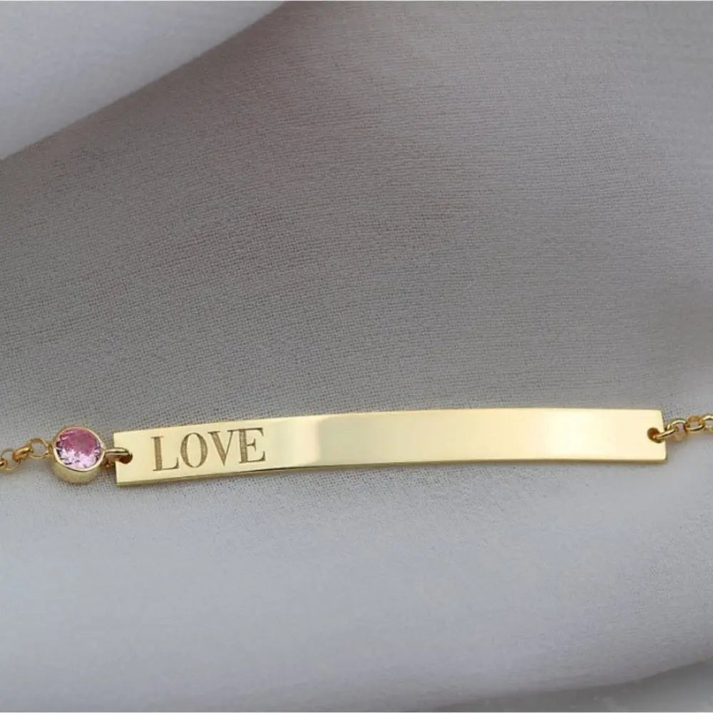 Bracelet couple personnalisé
