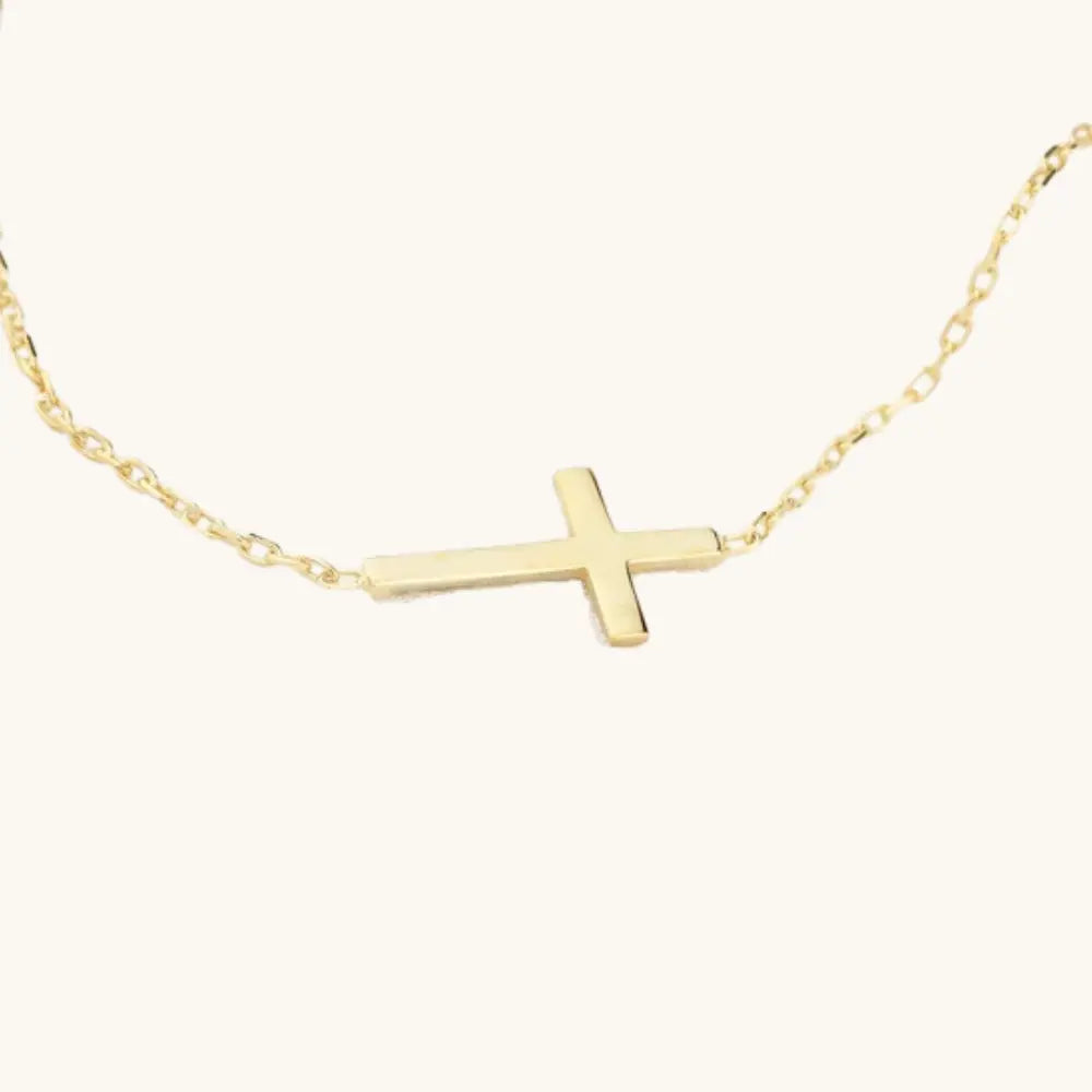 Bracelet croix personnalisé