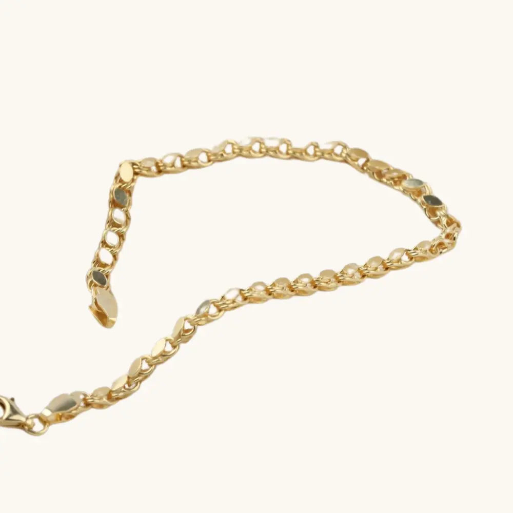 Bracelet de chaîne à paillettes