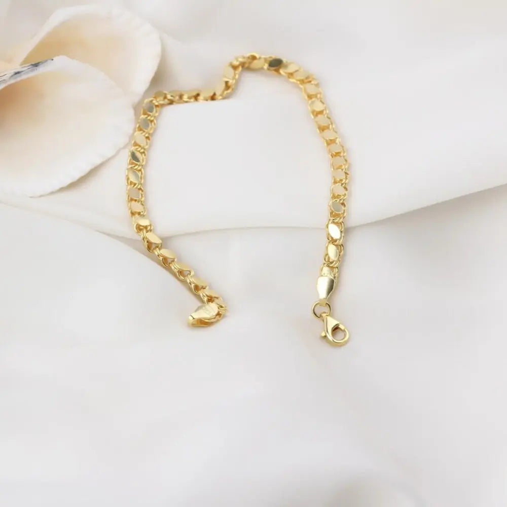 Bracelet de chaîne à paillettes