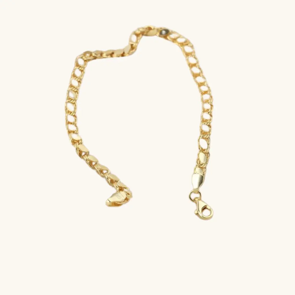Bracelet de chaîne à paillettes