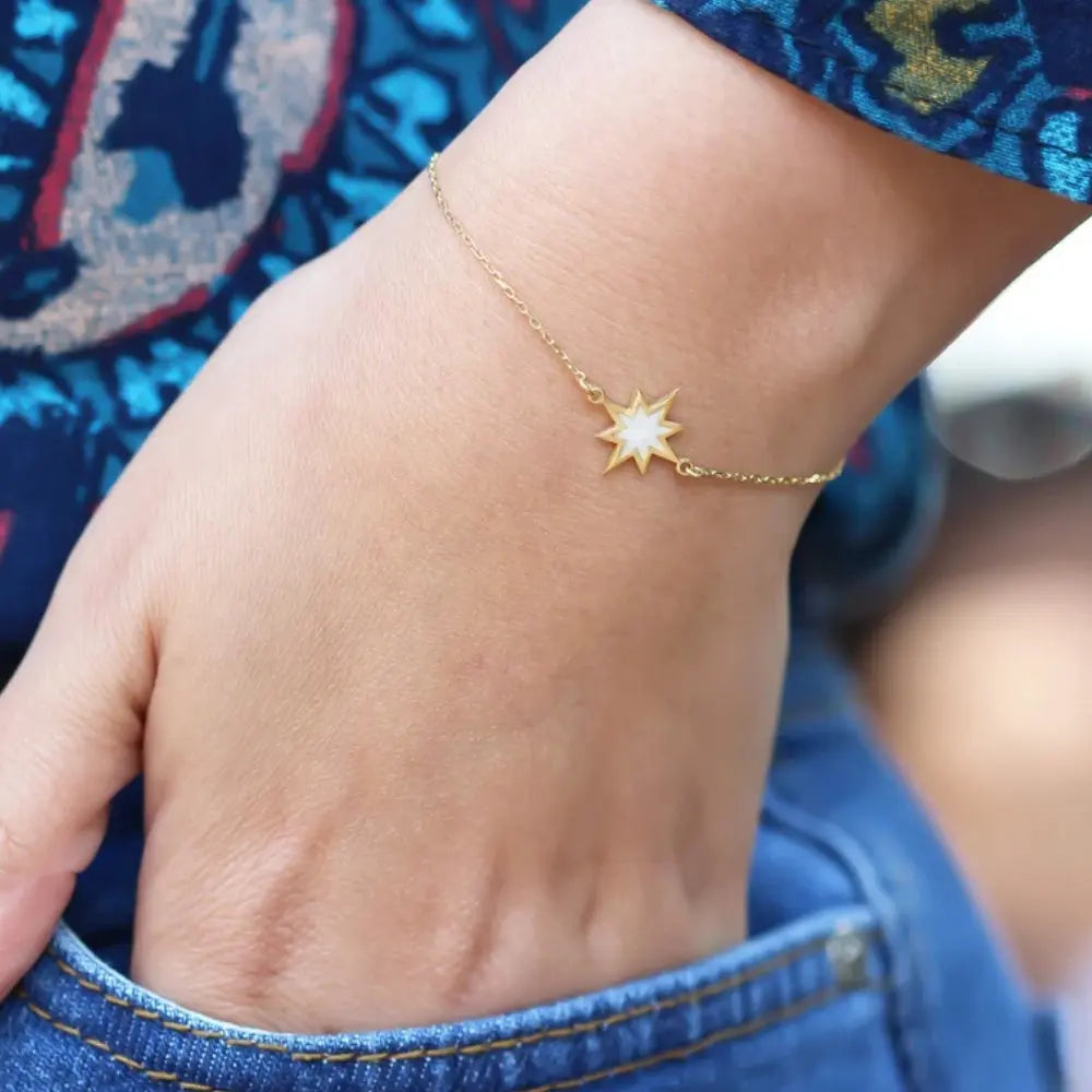 Bracelet Étoile nacre