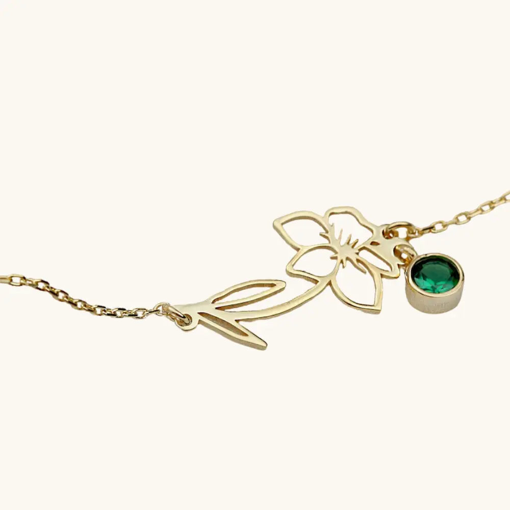 Bracelet fleurs de naissance