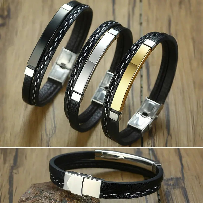 Bracelet homme personnalisé prénom