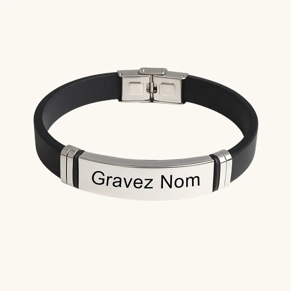 Bracelet homme prénom