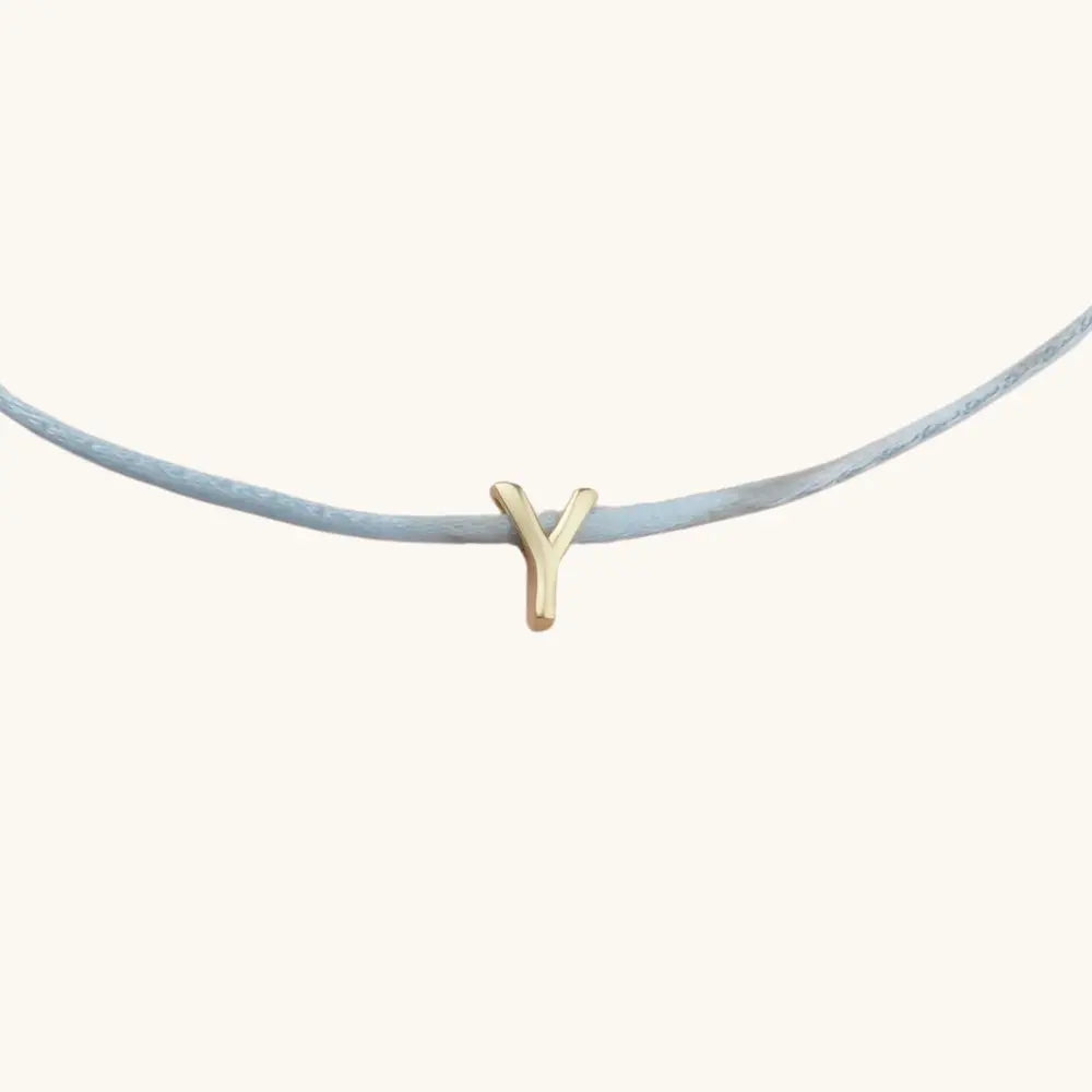 Bracelet initiales personnalisé ficelle