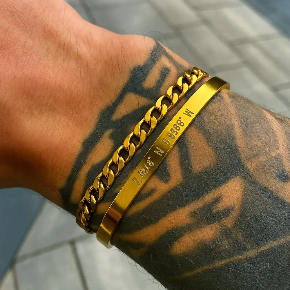Bracelet message personnalisé