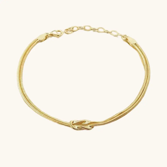 Bracelet  nœud argent