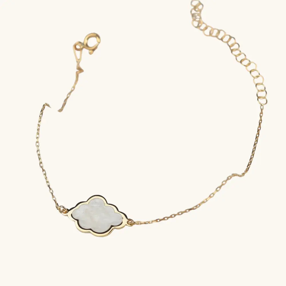 Bracelet nuage nacre