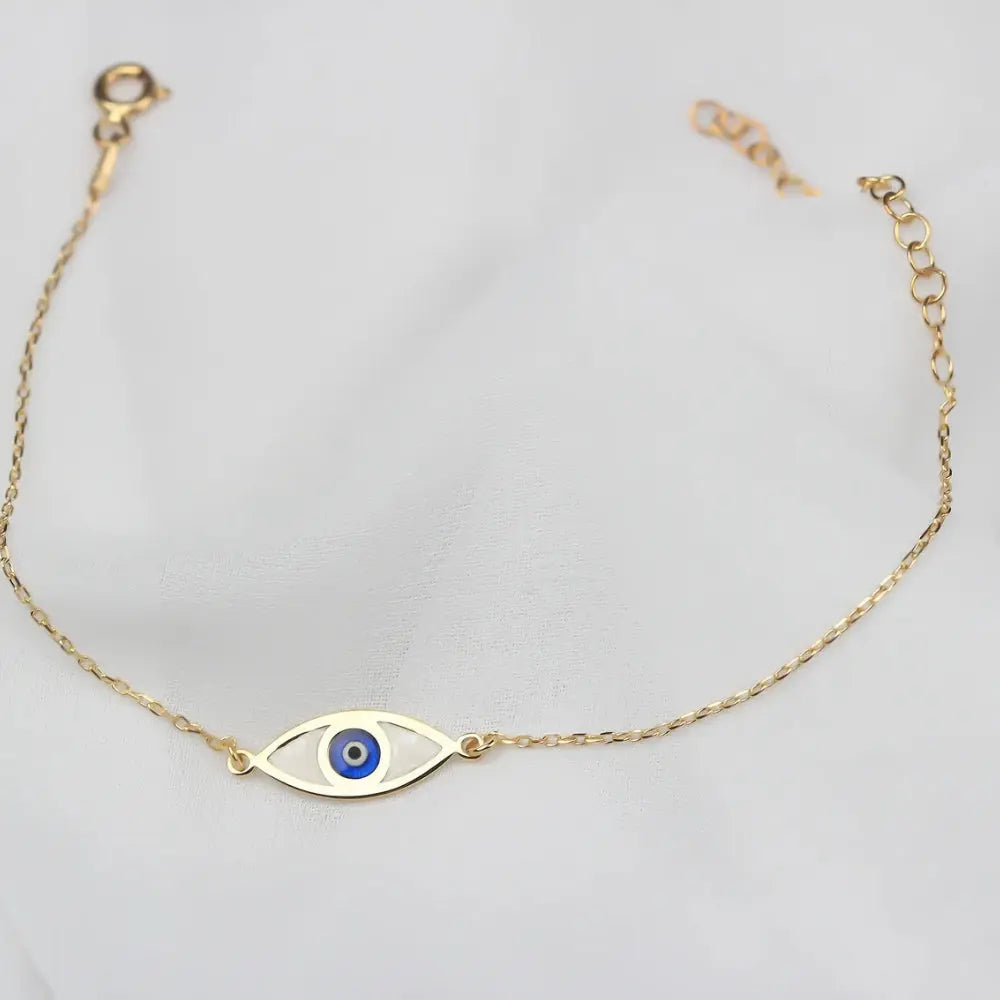 Bracelet œil nacre