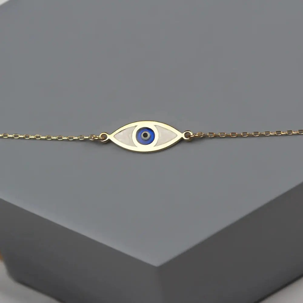Bracelet œil nacre
