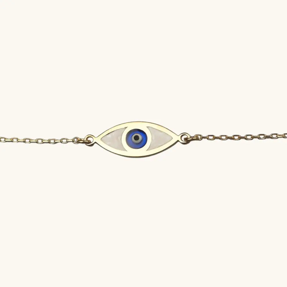 Bracelet œil nacre