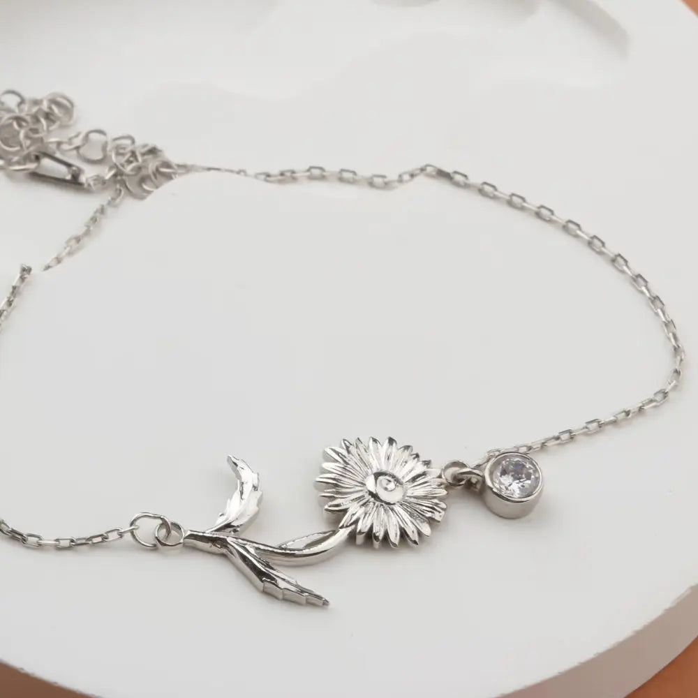 Bracelet personnalisé fleur