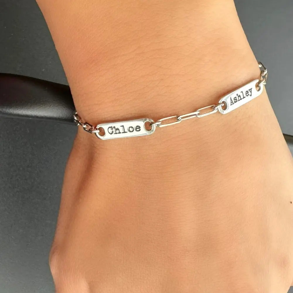 Bracelet prénom mini barrette