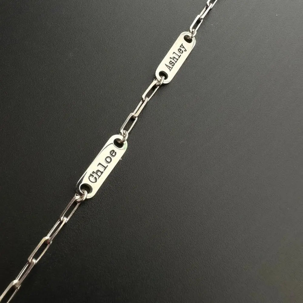 Bracelet prénom mini barrette