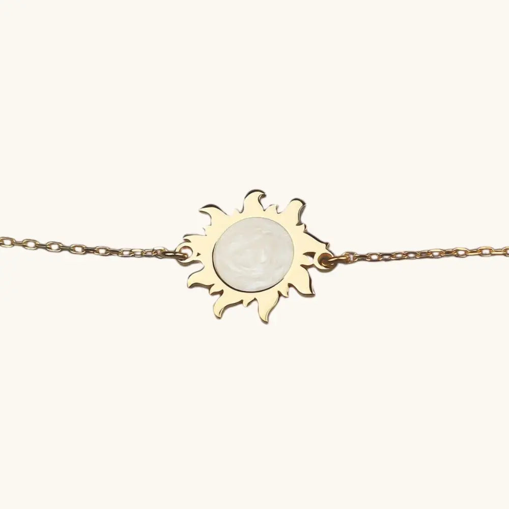 Bracelet soleil nacre