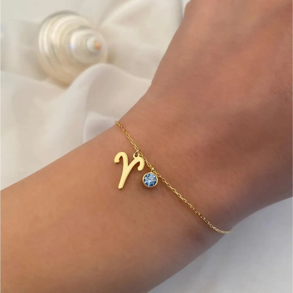 Bracelet zodiaque en argent