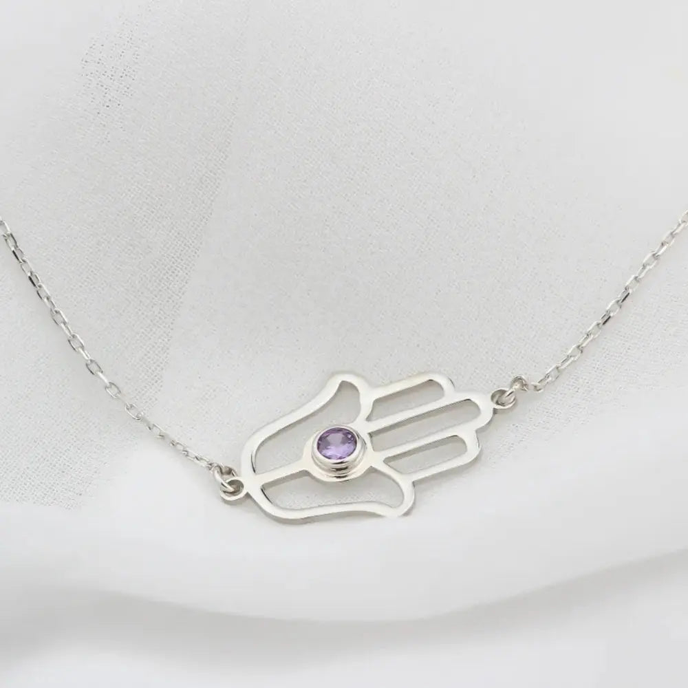 Bracelet argent protection pierre