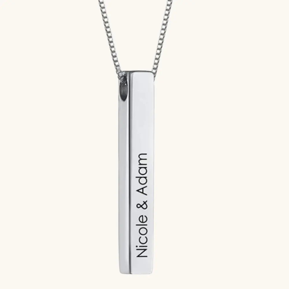 Collier barre personnalisé