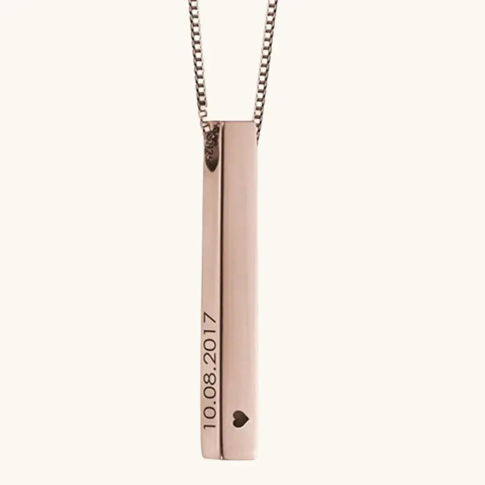 Collier barre personnalisé
