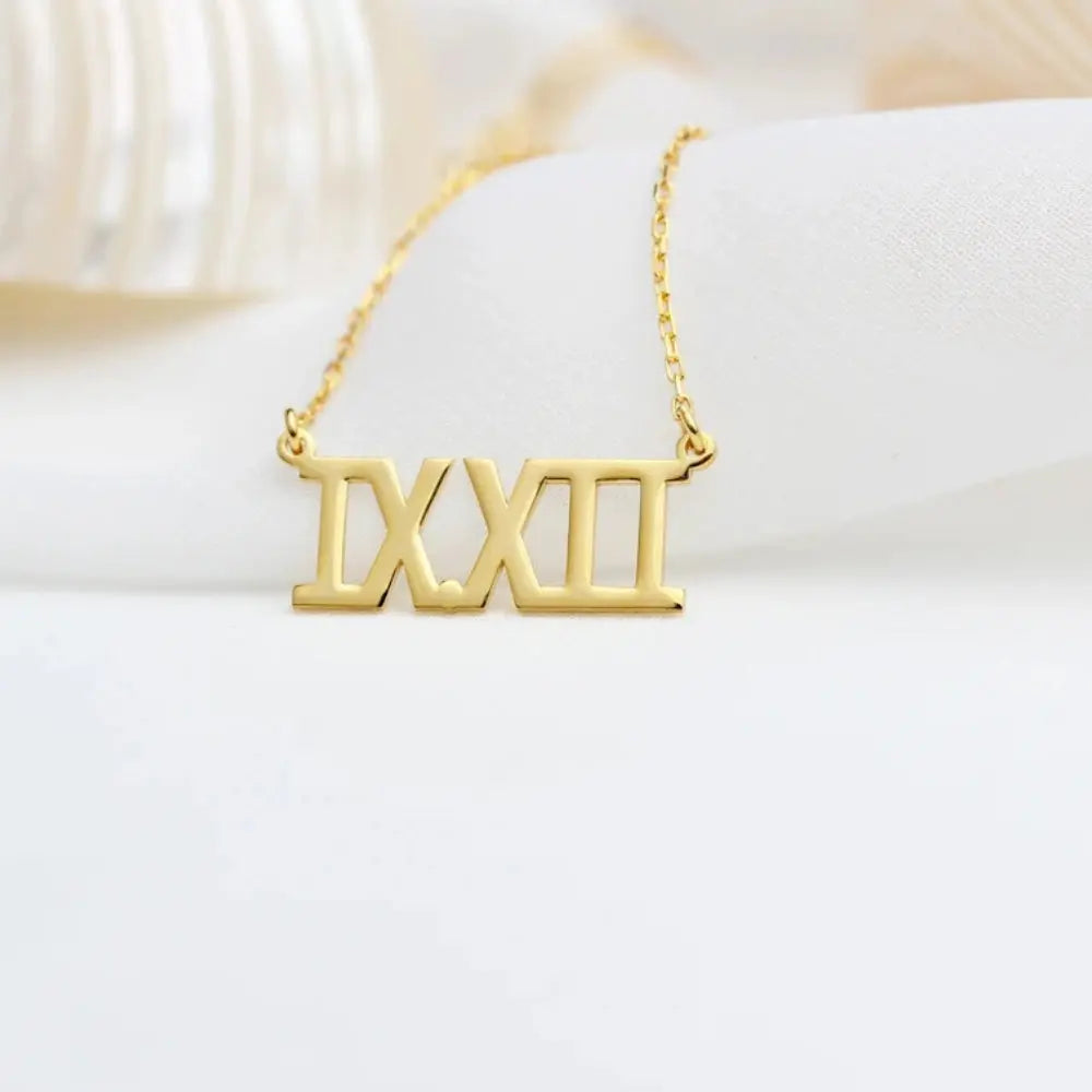 Collier Chiffres Romains