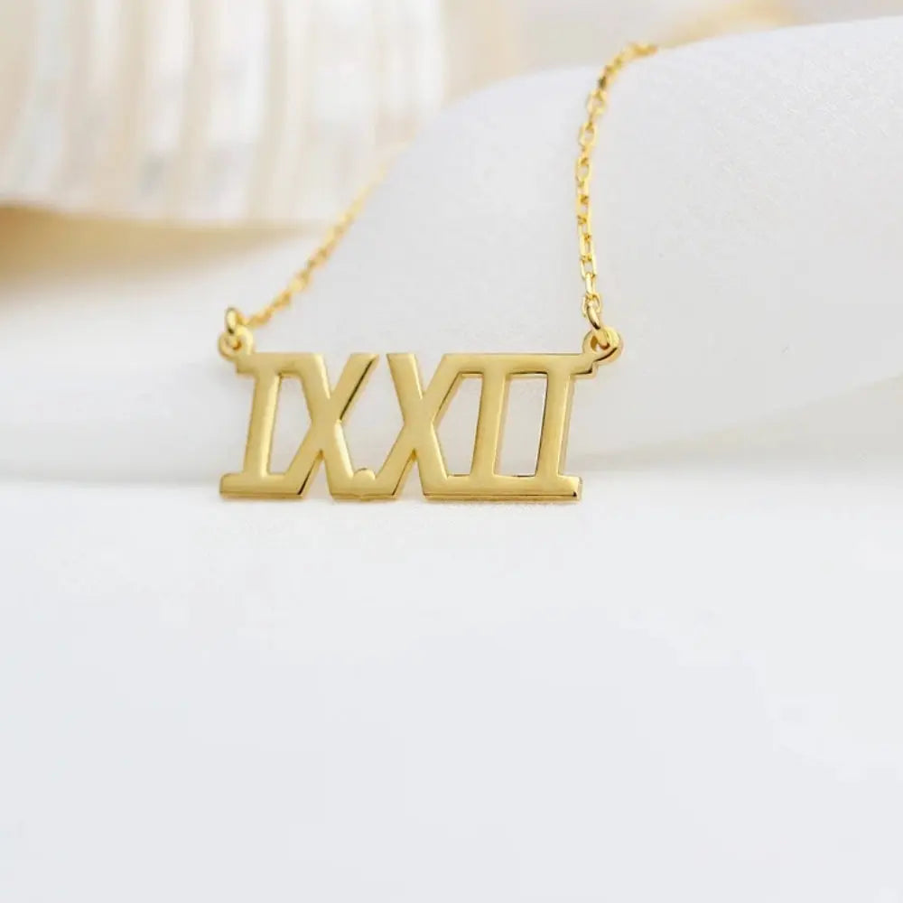 Collier Chiffres Romains