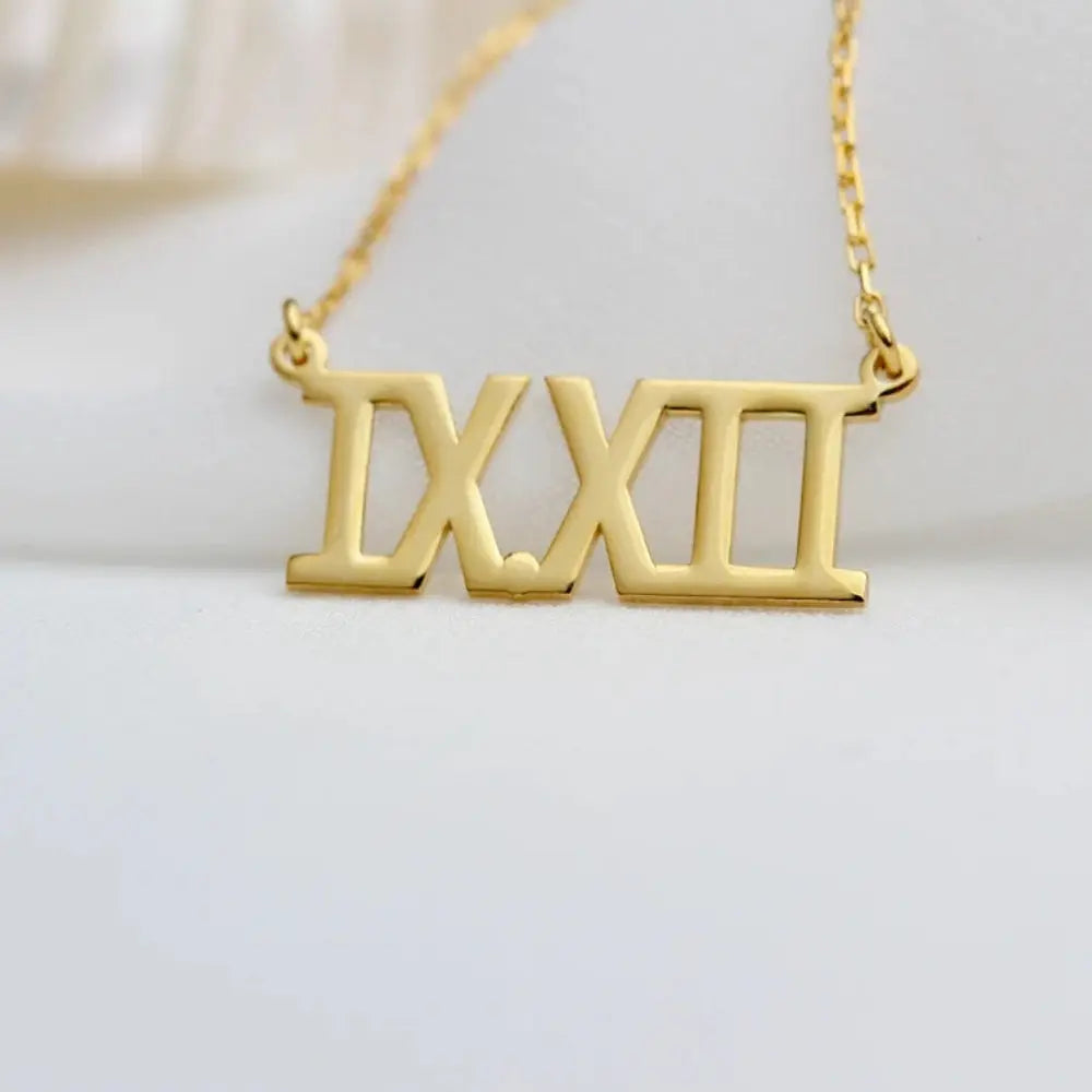 Collier Chiffres Romains