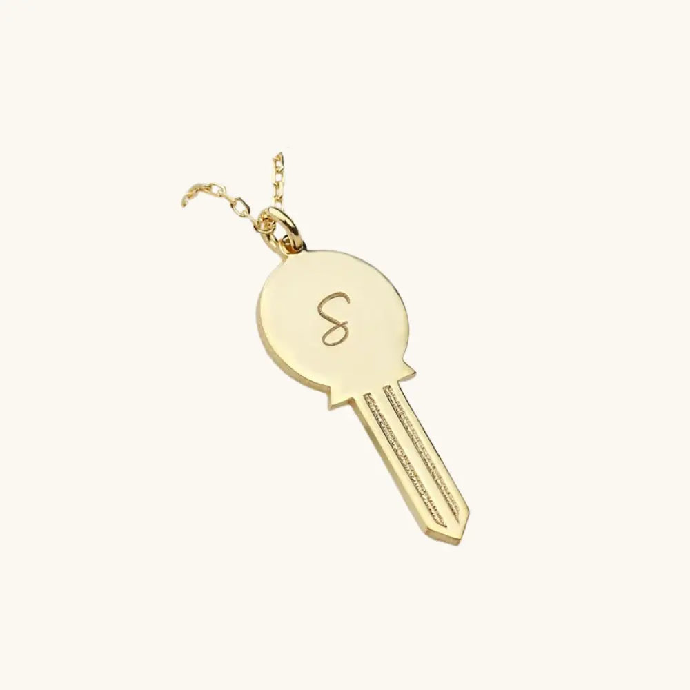 Collier clé personnalisé