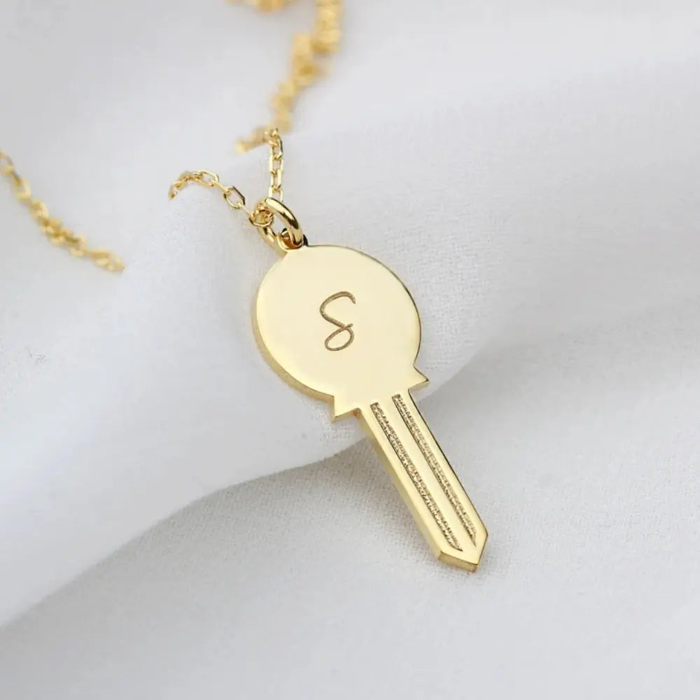 Collier clé personnalisé
