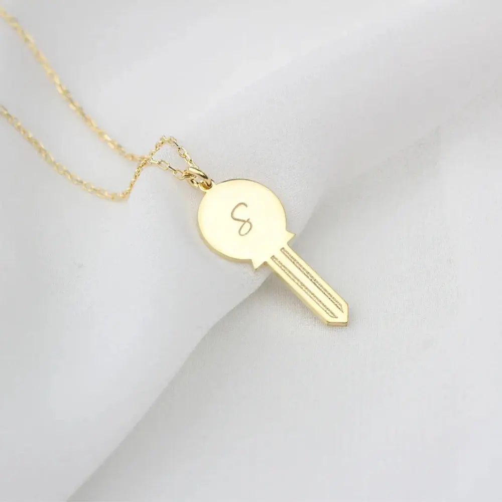 Collier clé personnalisé