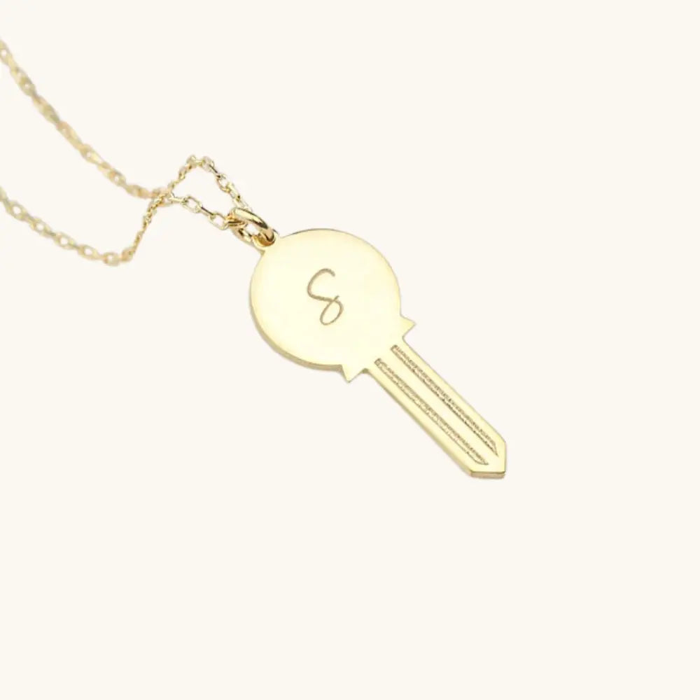 Collier clé personnalisé