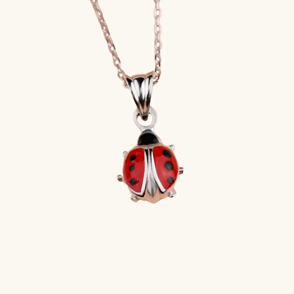 Collier coccinelle