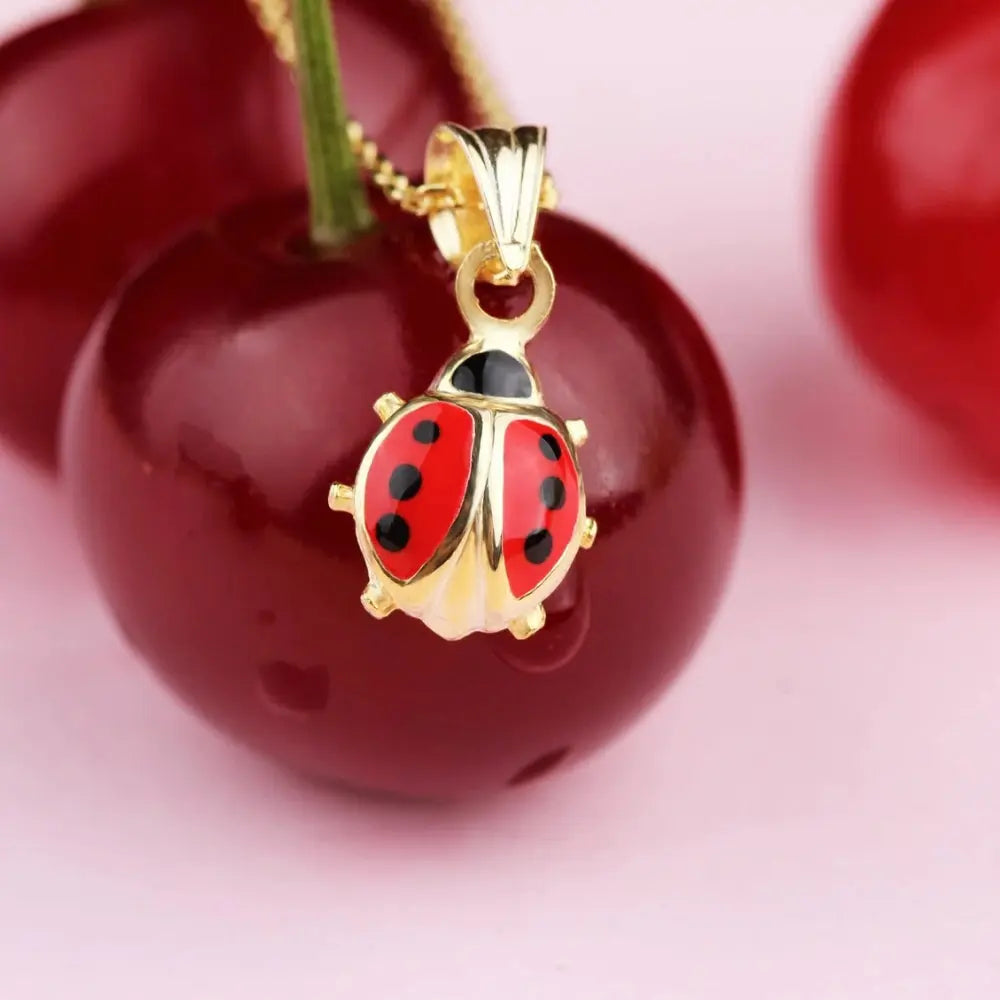 Collier coccinelle
