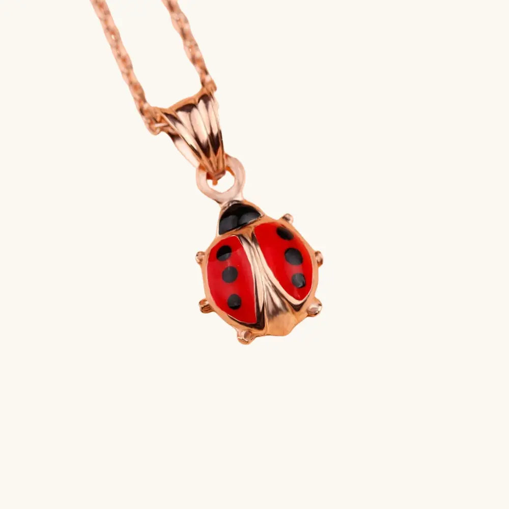 Collier coccinelle