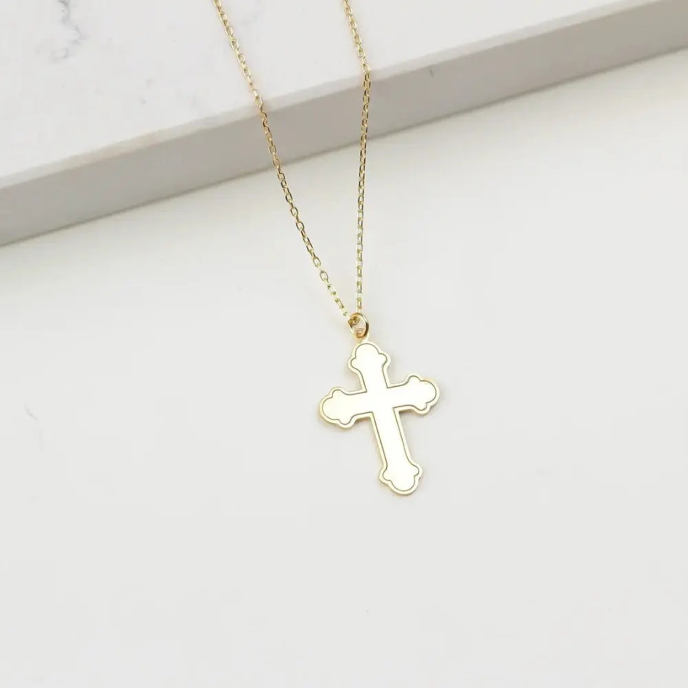 Collier croix religieux