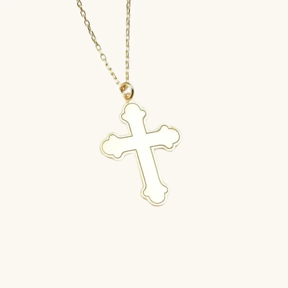 Collier croix religieux
