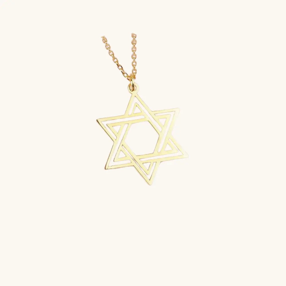 Collier étoile de David