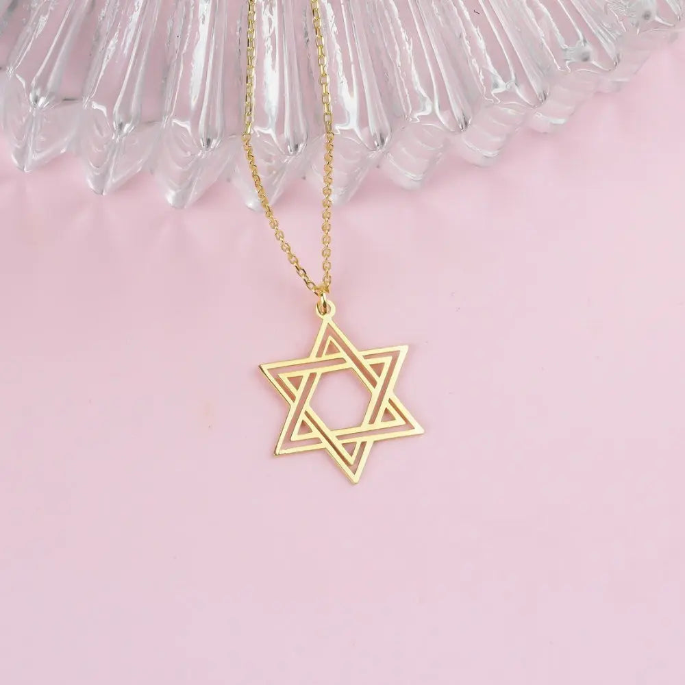 Collier étoile de David