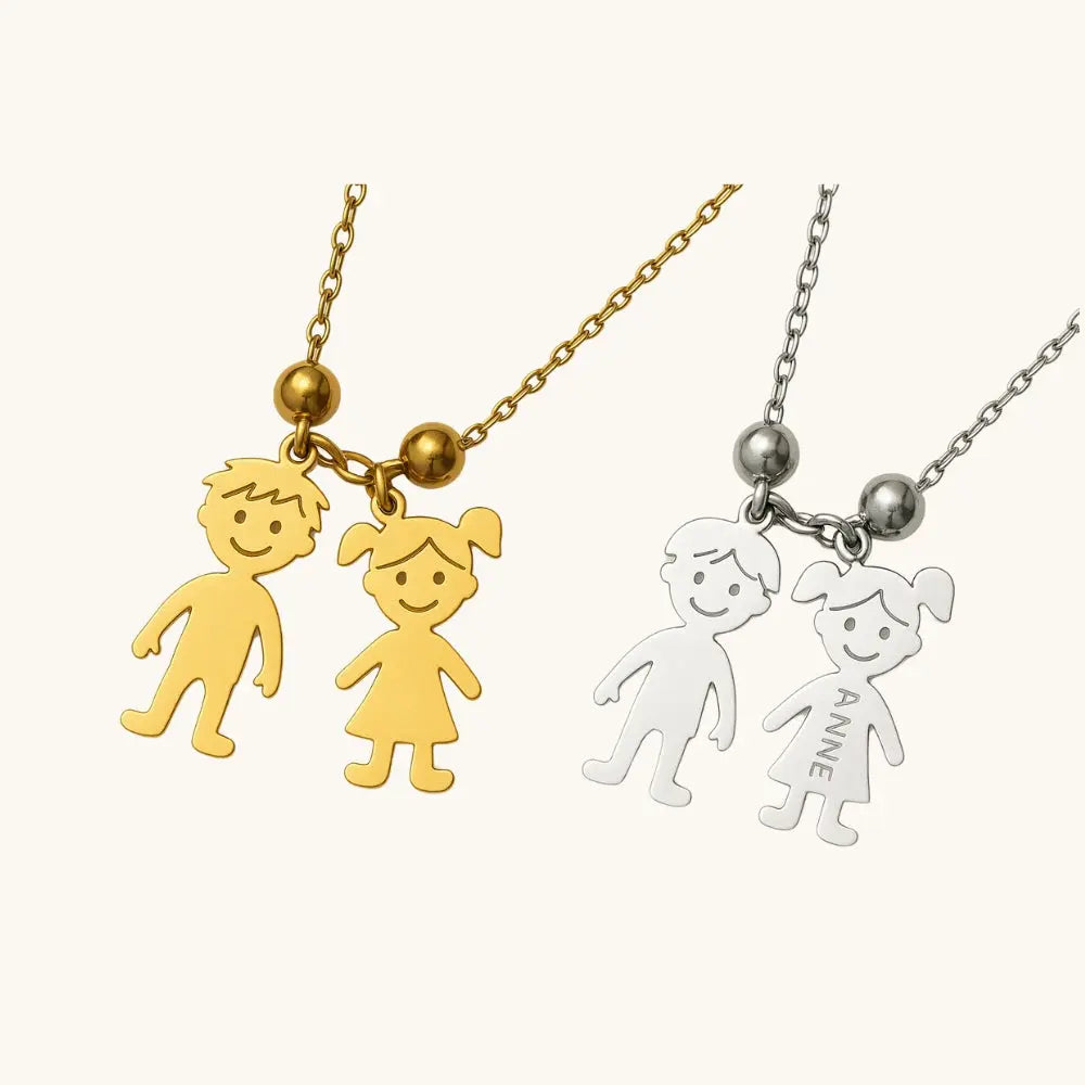 Collier famille personnalisé