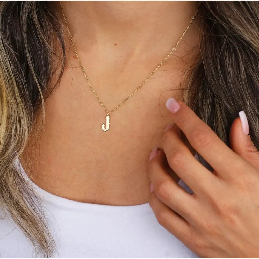 Collier initiale personnalisé
