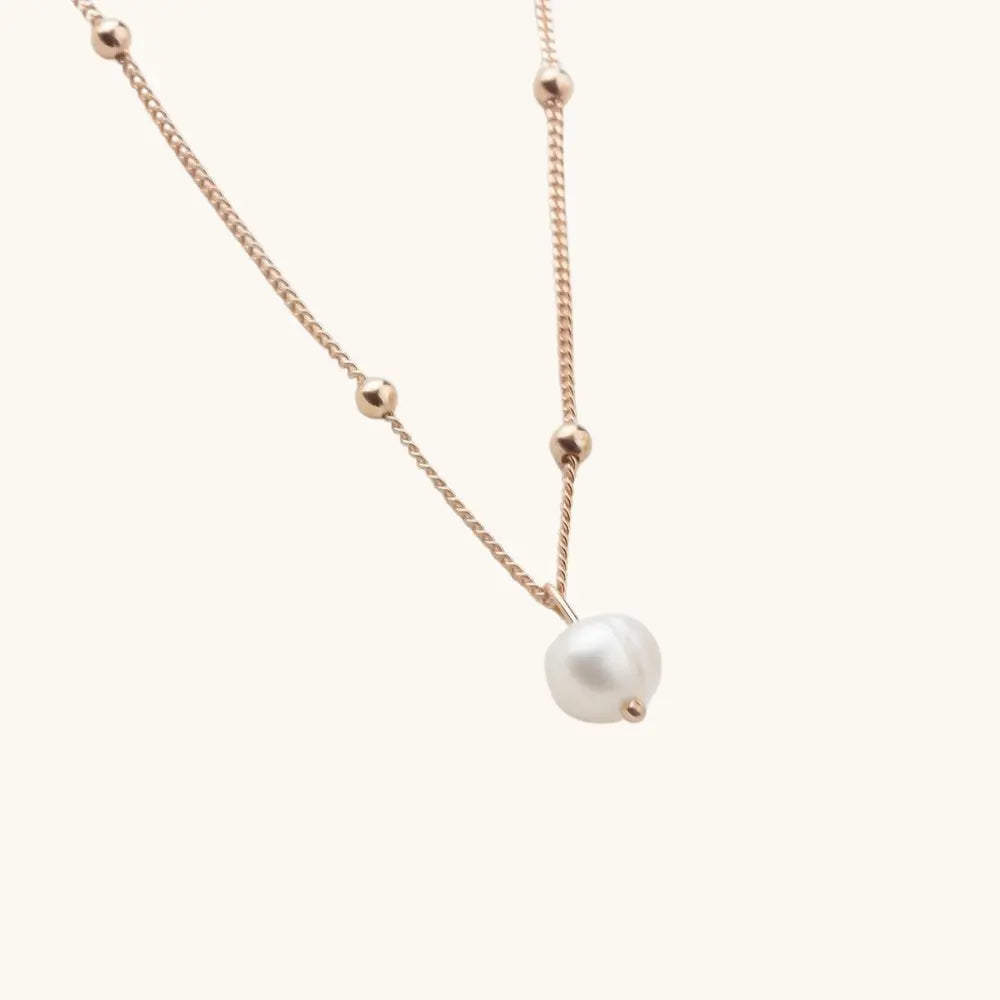 Collier perles argent 925