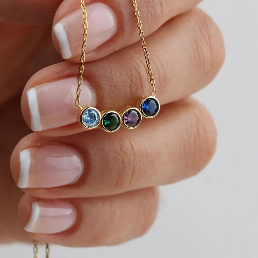 Collier de pierres personnalisées