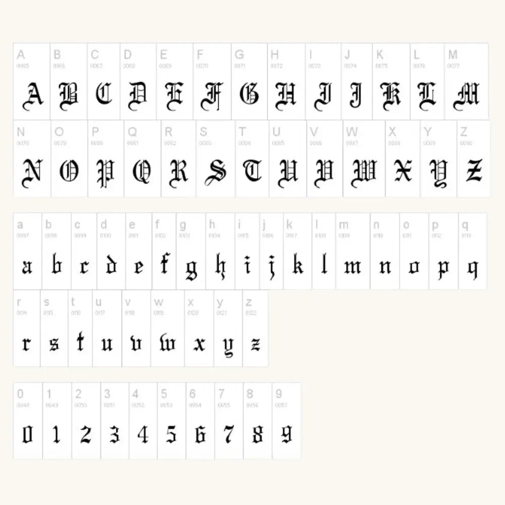 Collier prénom ancien anglais