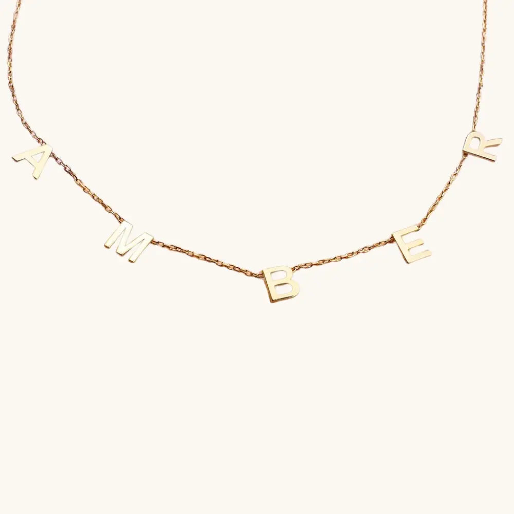 Collier prénom argent