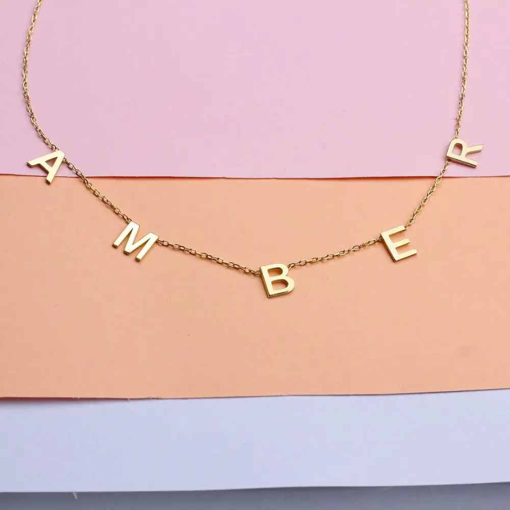 Collier prénom argent